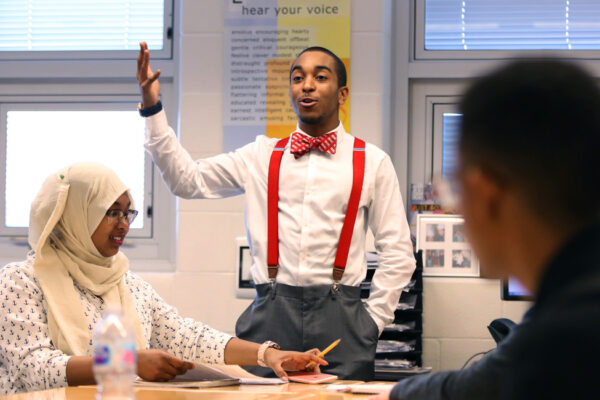 Jones in classroom