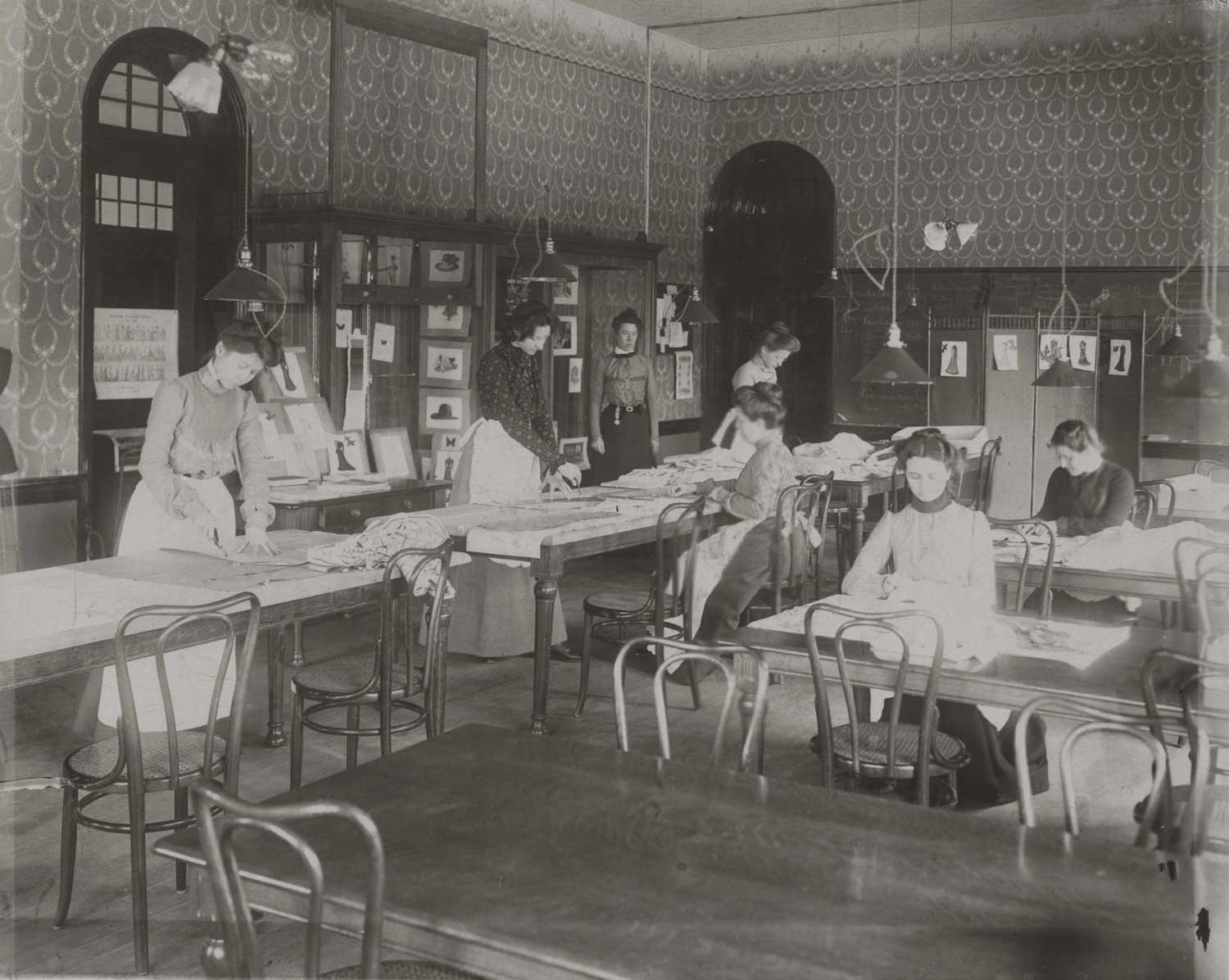 1901 home ec sewing lab