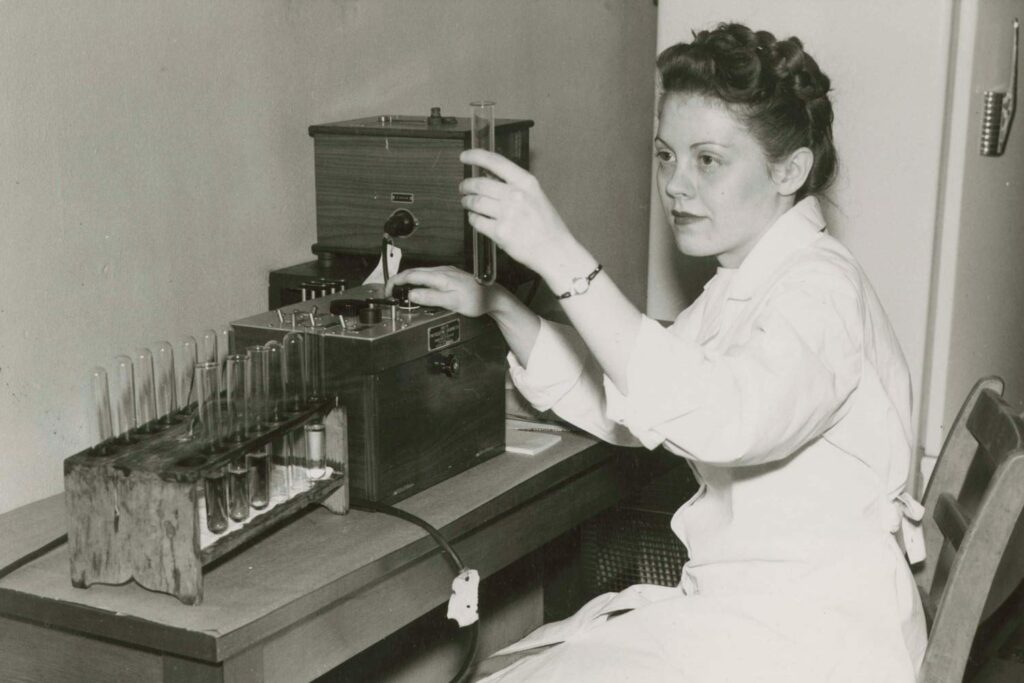 researcher in the 1940s