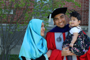 Firman Parlindungan and family at graduation