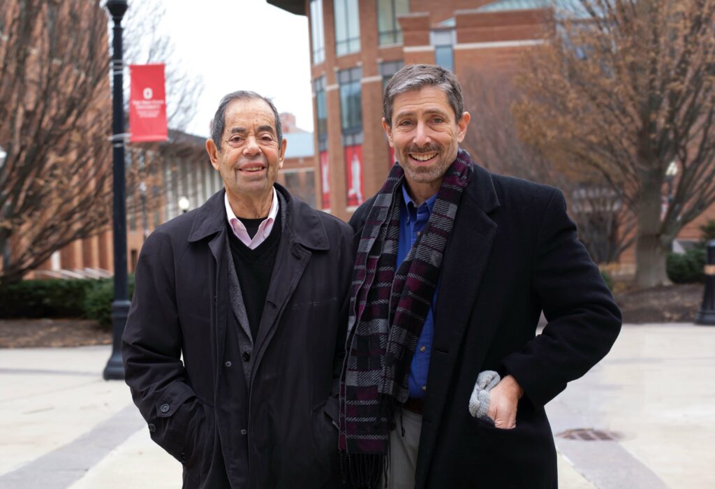 Bob and Jim Weiler on Ohio State's campus