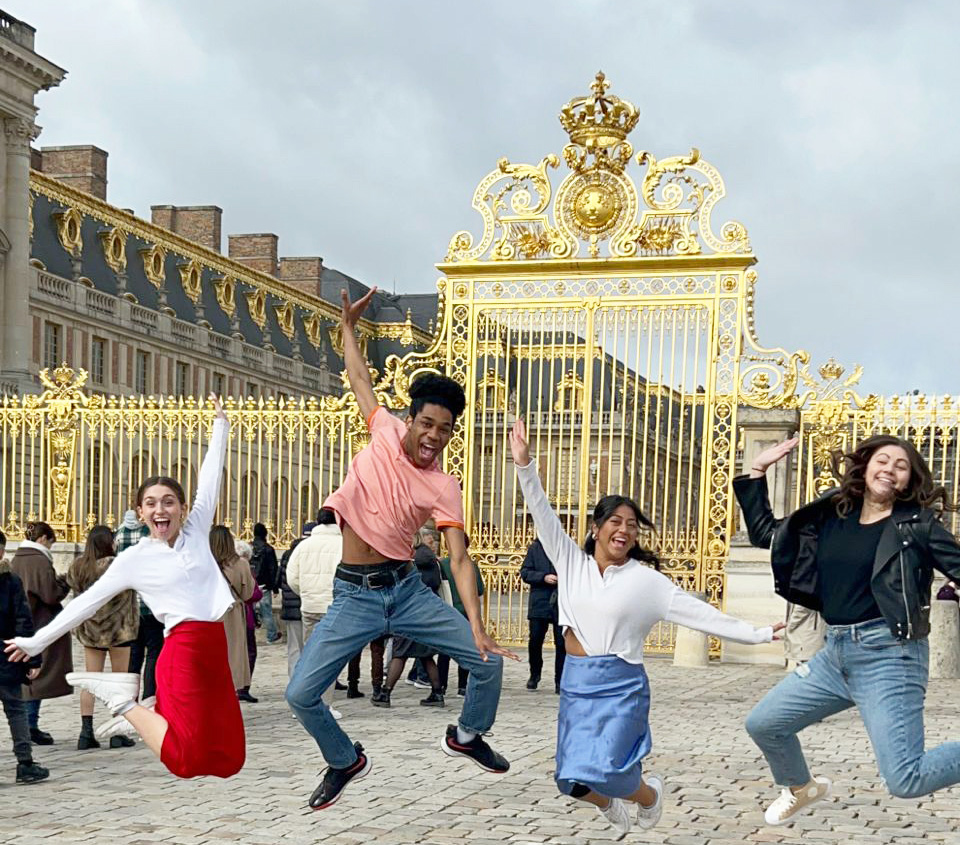 Ohio State students abroad in France