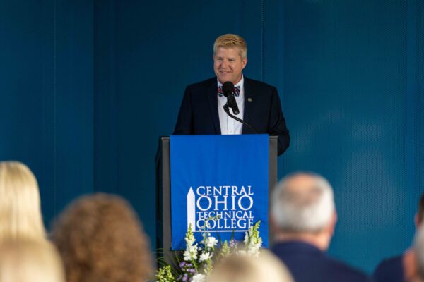 John Berry speaking at Central Ohio Technical College