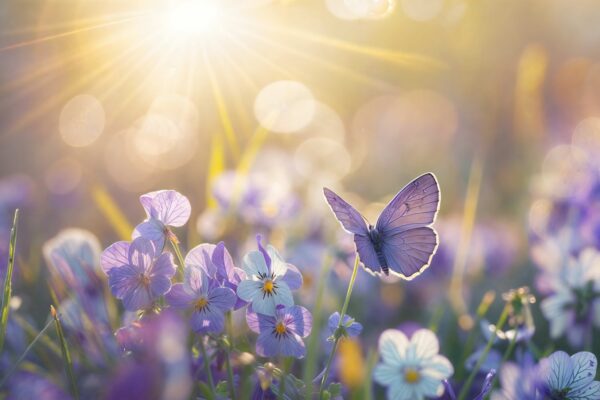 Beautiful Butterfly on a Meadow