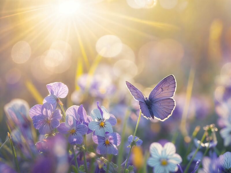 Beautiful Butterfly on a Meadow