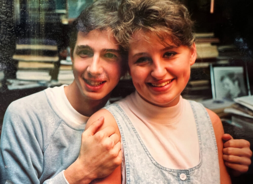 Steve Kucinski and his wife as college students